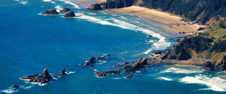 Spring Sites from the air at the Oregon Coast